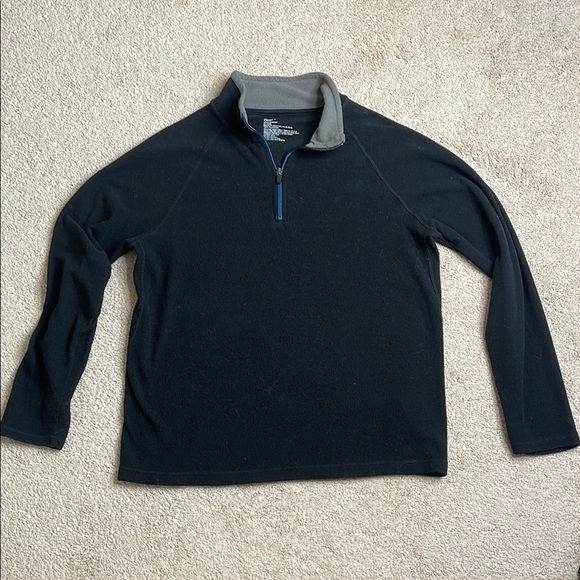 GAP Other - GAP Black and Gray Zip Up Sweater with Textured Knit